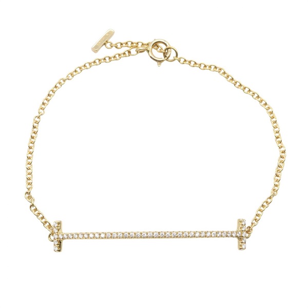 ティファニー Tスマイル スモール ダイヤ ブレスレット ブレスレット アクセサリー レディース