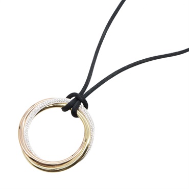 カルティエ トリニティ ダイヤ コード ネックレス ネックレス ジュエリー レディース