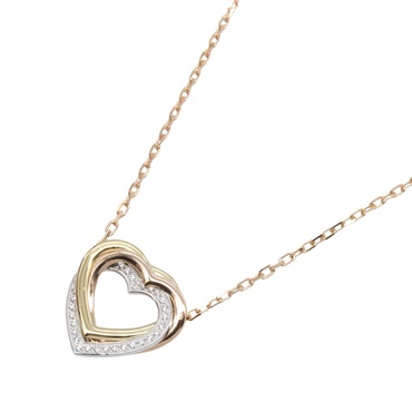 カルティエ トリニティハート ダイヤ ネックレス ネックレス ジュエリー レディース