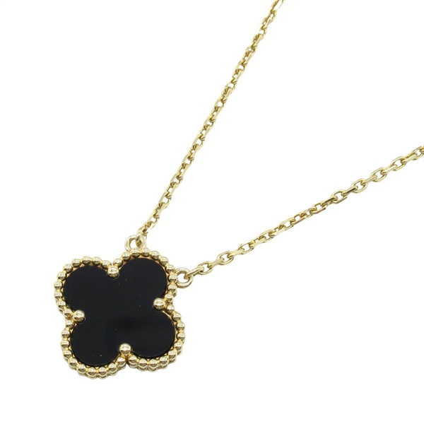 ヴァンクリーフ＆アーペル ヴィンテージアルハンブラ オニキス ネックレス ネックレス ジュエリー レディース VCARA45800