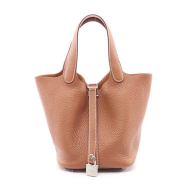 エルメス ピコタンロック エクラPM ゴールド ローズサクラ ハンドバッグ バッグ レディース