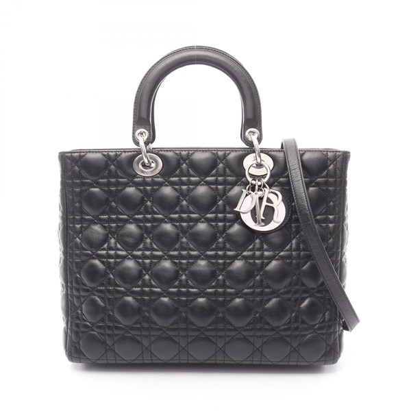 ディオール レディディオール ラージ カナージュ ハンドバッグ バッグ レディース