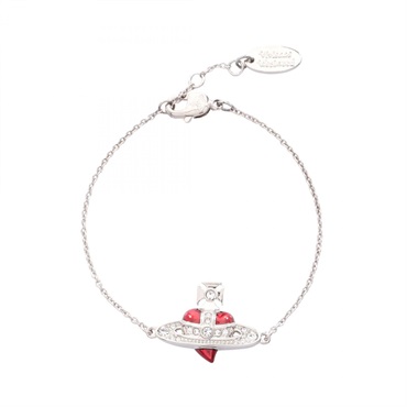 ヴィヴィアンウエストウッド NEW DIAMANTE HEART ブレスレット アクセサリー レディース 6102021T/02P383
