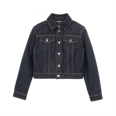 シャネル ココマークボタン デニムジャケット 衣料品 アウター レディース P78799V71012