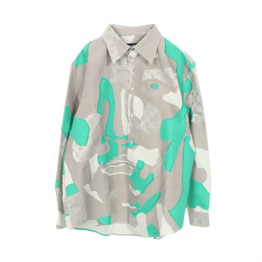 ルイ・ヴィトン プリンテッド コットン フィルクーペ オーバー モノグラム その他トップス 衣料品 トップス メンズ RM232 AWY HPS77W