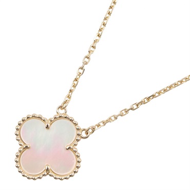 ヴァンクリーフ＆アーペル ヴィンテージアルハンブラ ネックレス マザーオブパール ネックレス ジュエリー レディース