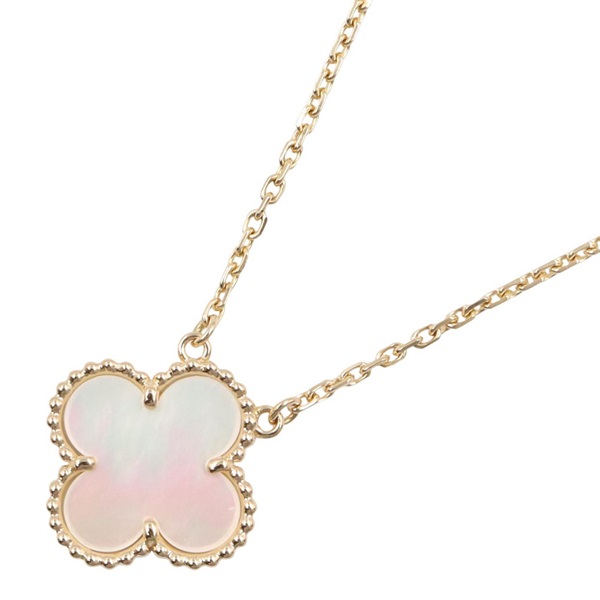 ヴァンクリーフ＆アーペル ヴィンテージアルハンブラ ネックレス マザーオブパール ネックレス ジュエリー レディース