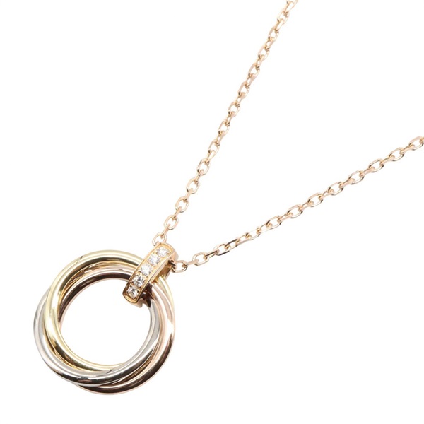 カルティエ トリニティネックレス ダイヤ ネックレス ジュエリー レディース