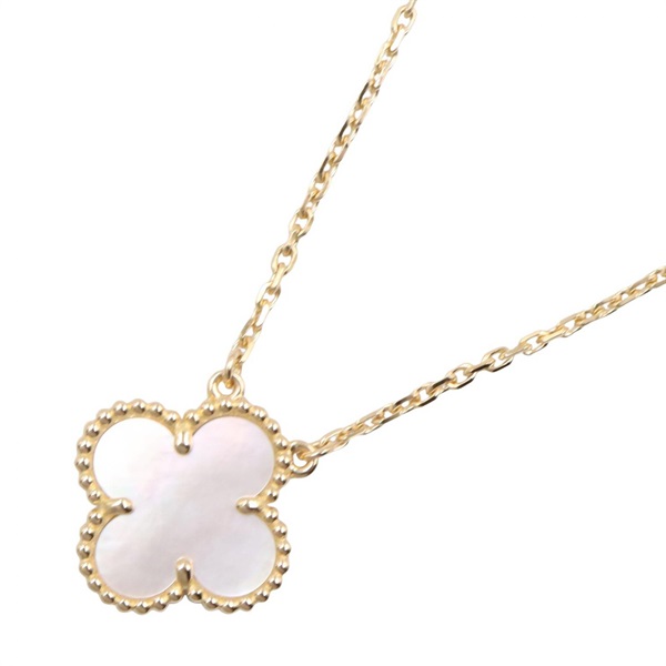 ヴァンクリーフ＆アーペル ヴィンテージアルハンブラ ネックレス マザーオブパール ネックレス ジュエリー レディース VCARA45900