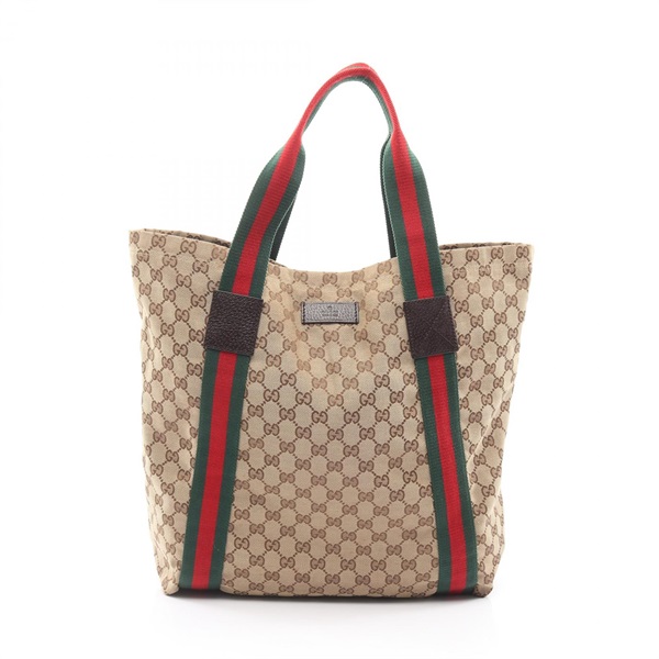 GUCCI グッチ GGキャンバス トートバッグ レディース ブランド 良品