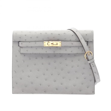 エルメス ケリーダンス2 ブルーグラシエ ショルダーバッグ バッグ レディース 079007CC