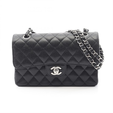 シャネル マトラッセ Wフラップ ショルダーバッグ バッグ レディース A01113