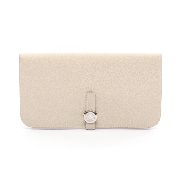 エルメス ドゴンロング べトン 二つ折り長財布 財布 レディース