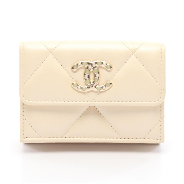 シャネル マトラッセ 三つ折り財布 財布 レディース