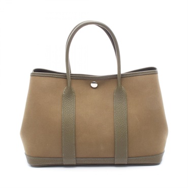 エルメス ガーデンパーティTPM ヴェールオリーブ トートバッグ バッグ レディース