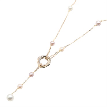 カルティエ トリニティネックレス パール ネックレス ジュエリー レディース