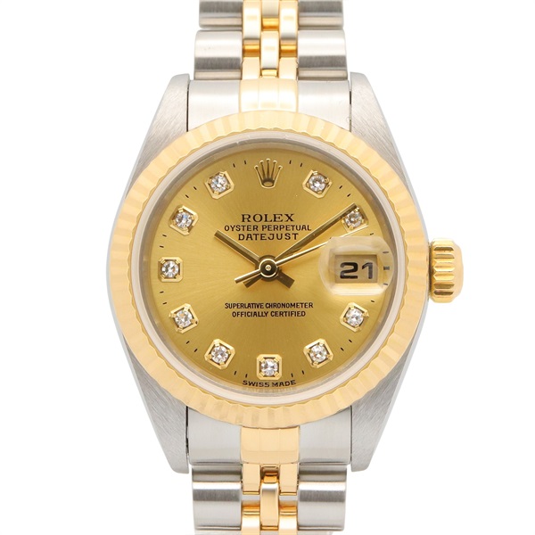 ロレックス デイトジャスト 10Pダイヤ A番 腕時計 時計 メンズ 79173G