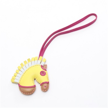 エルメス ジージーカマイユ ライム ローズパープル チャイ ブルーブリュム チャーム アクセサリー レディース