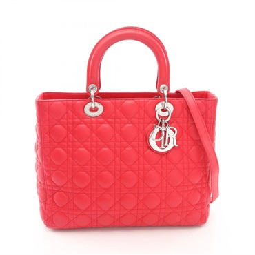 ディオール レディディオール ラージ カナージュ ハンドバッグ バッグ レディース