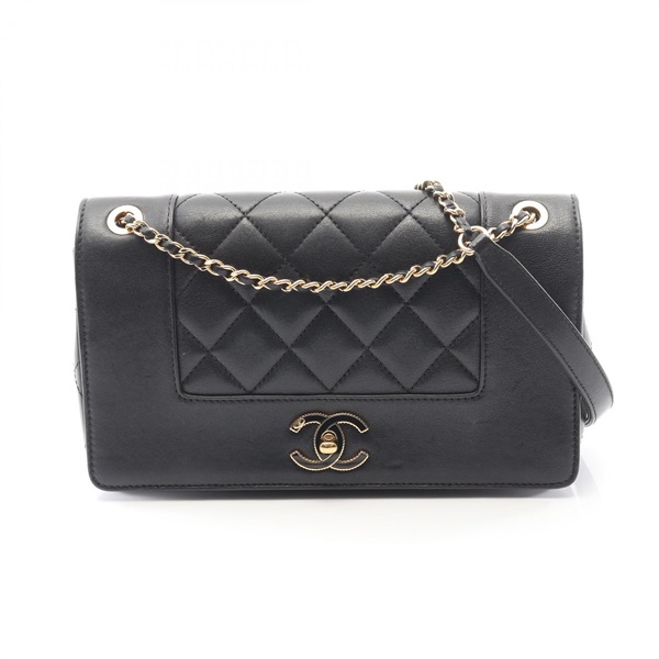 シャネル マドモアゼル マトラッセ Wフラップ ショルダーバッグ バッグ レディース A93084