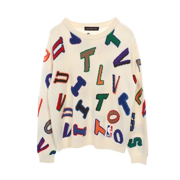 ルイ・ヴィトン LOUIS VUITTON × NBA レター ニット 衣料品 トップス メンズ RM212M ZLL HLN10W