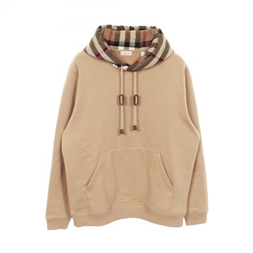 バーバリー DRAWSTRING CHECK HOODIE パーカー 衣料品 トップス メンズ