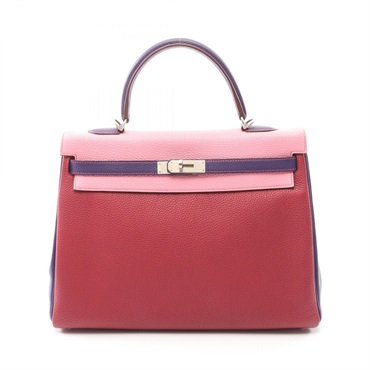 エルメス ケリー35 ルビー カシス ハンドバッグ バッグ レディース