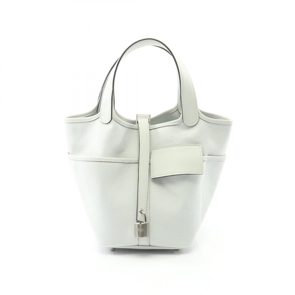 エルメス ピコタンロックPM カーゴ グリプラチナ ハンドバッグ バッグ レディース