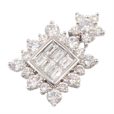 ジュエリー ダイヤモンド トップ ペンダントトップ ジュエリー レディース ﾀﾞｲﾔ 4.8g