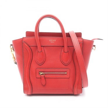 セリーヌ ラゲージ ナノショッパー 2WAY ハンドバッグ バッグ レディース 189243