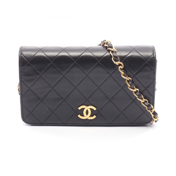 シャネル(CHANEL)シャネル ミニマトラッセ フルフラップ ショルダー 