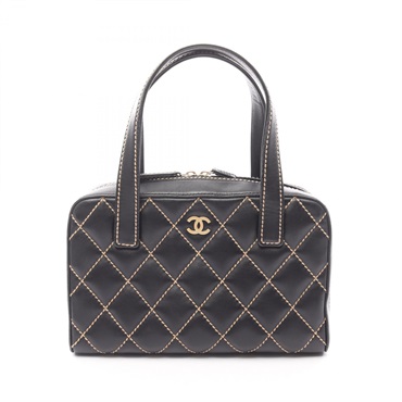 シャネル ワイルドステッチ ハンドバッグ バッグ レディース