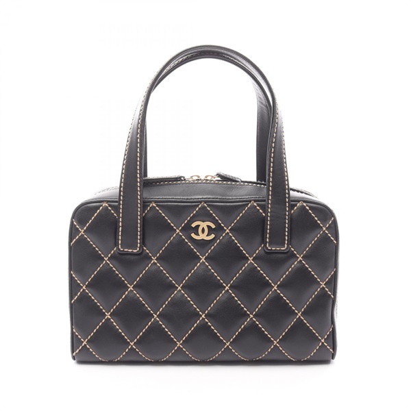 シャネル ワイルドステッチ ハンドバッグ バッグ レディース