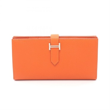 エルメス ベアンスフレ  二つ折り長財布 財布 レディース