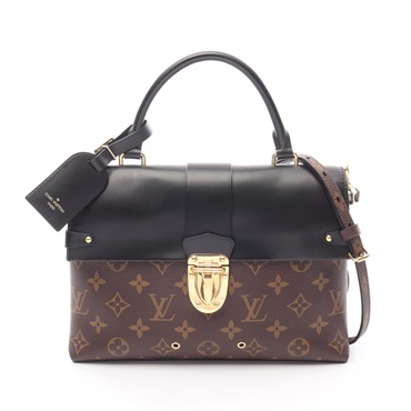 ルイ・ヴィトン ワンハンドル フラップバッグ MM モノグラム ノワール  ハンドバッグ バッグ レディース M43125