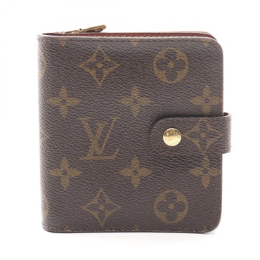 ルイ・ヴィトン コンパクトジップ  二つ折り財布 財布 レディース M61667