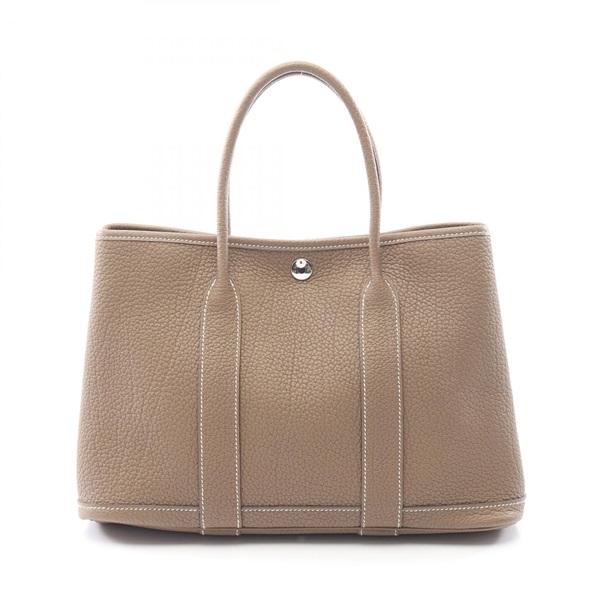 エルメス ガーデンパーティTPM エトゥープ トートバッグ バッグ レディース