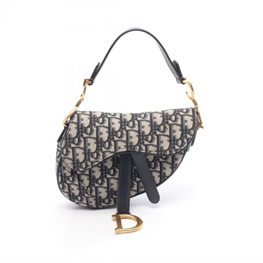 ディオール サドルバッグ ミニ オブリークジャカード ハンドバッグ バッグ レディース