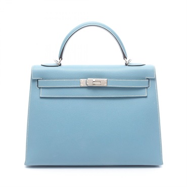 エルメス ケリー32 ブルージーン ハンドバッグ バッグ レディース