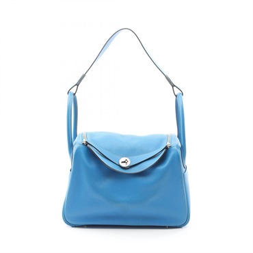 エルメス リンディ30 ブルーイドラ ショルダーバッグ バッグ レディース 073432CK