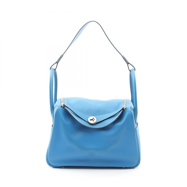 エルメス リンディ30 ブルーイドラ ショルダーバッグ バッグ レディース 073432CK