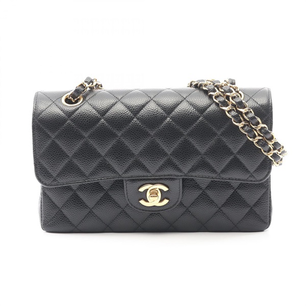 シャネル マトラッセ Wフラップ ショルダーバッグ バッグ レディース A01113