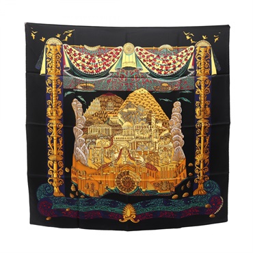 エルメス カレ90 L'ATLANTIDE スカーフ 衣料品 レディース