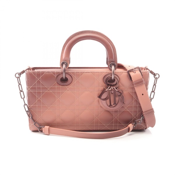 クリスチャンディオール Lady D-Joy ミディアム カナージュ ハンドバッグ バッグ レディース