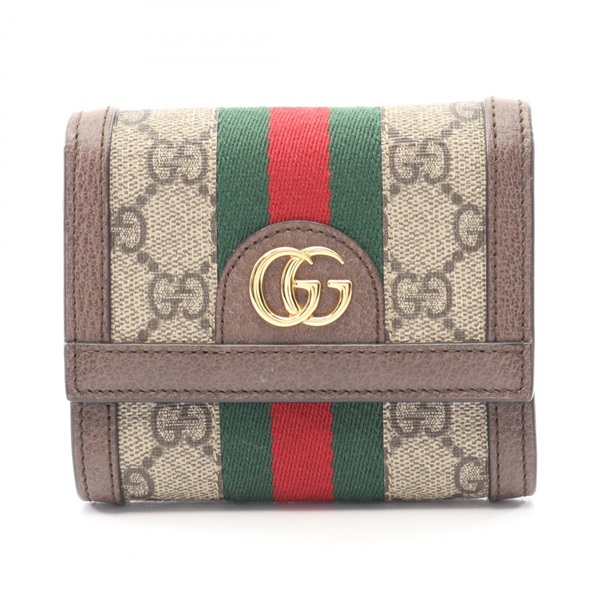 グッチ オフィディア GGスプリーム 三つ折り財布 財布 レディース 523174