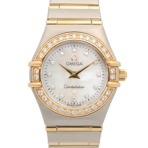 オメガ コンステレーション ミニ ダイヤベゼル/12Pダイヤ 腕時計 時計 レディース 1267.75
