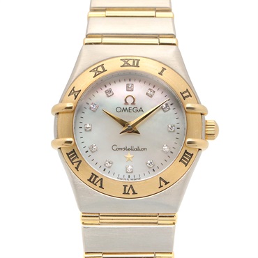 オメガ コンステレーション ミニ 12Pダイヤ 腕時計 時計 レディース 1262.75