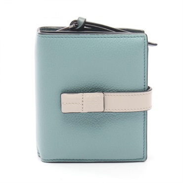 ロエベ コンパクトジップウォレット 二つ折り財布 財布 レディース 124 12 Z44