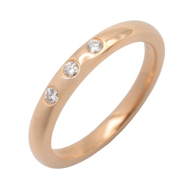 ティファニー エルサペレッティ スタッキングバンド 3Pダイヤ リング リング・指輪 ジュエリー レディース