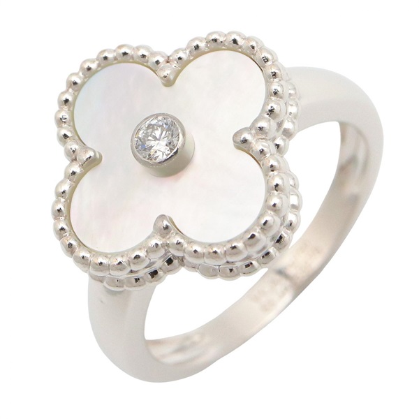 ヴァンクリーフ＆アーペル ヴィンテージアルハンブラ マザーオブパール 1PD リング リング・指輪 ジュエリー レディース